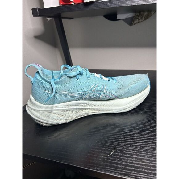 Asics Gel Nimbus 26 Running Shoes Women’s Sz 9 Blue Athletic Trainers - Picture 10 of 15